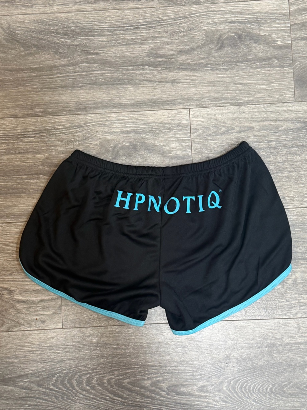 Hypnotiq Black and Teal Women Booty Shorts
